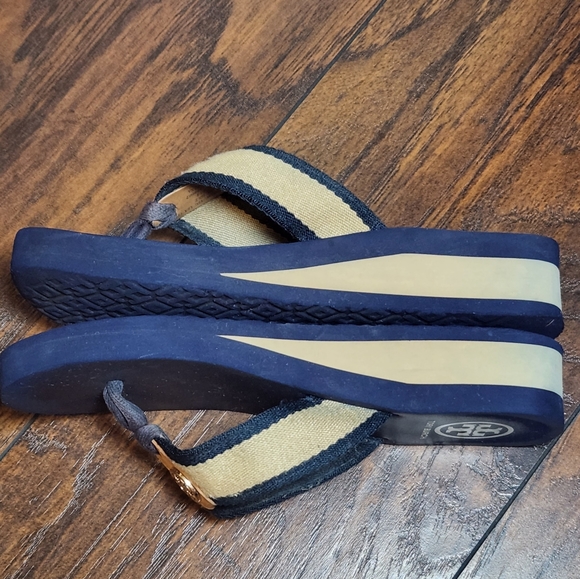 Tory Burch Wedge Flip Flops - Picture 5 of 8